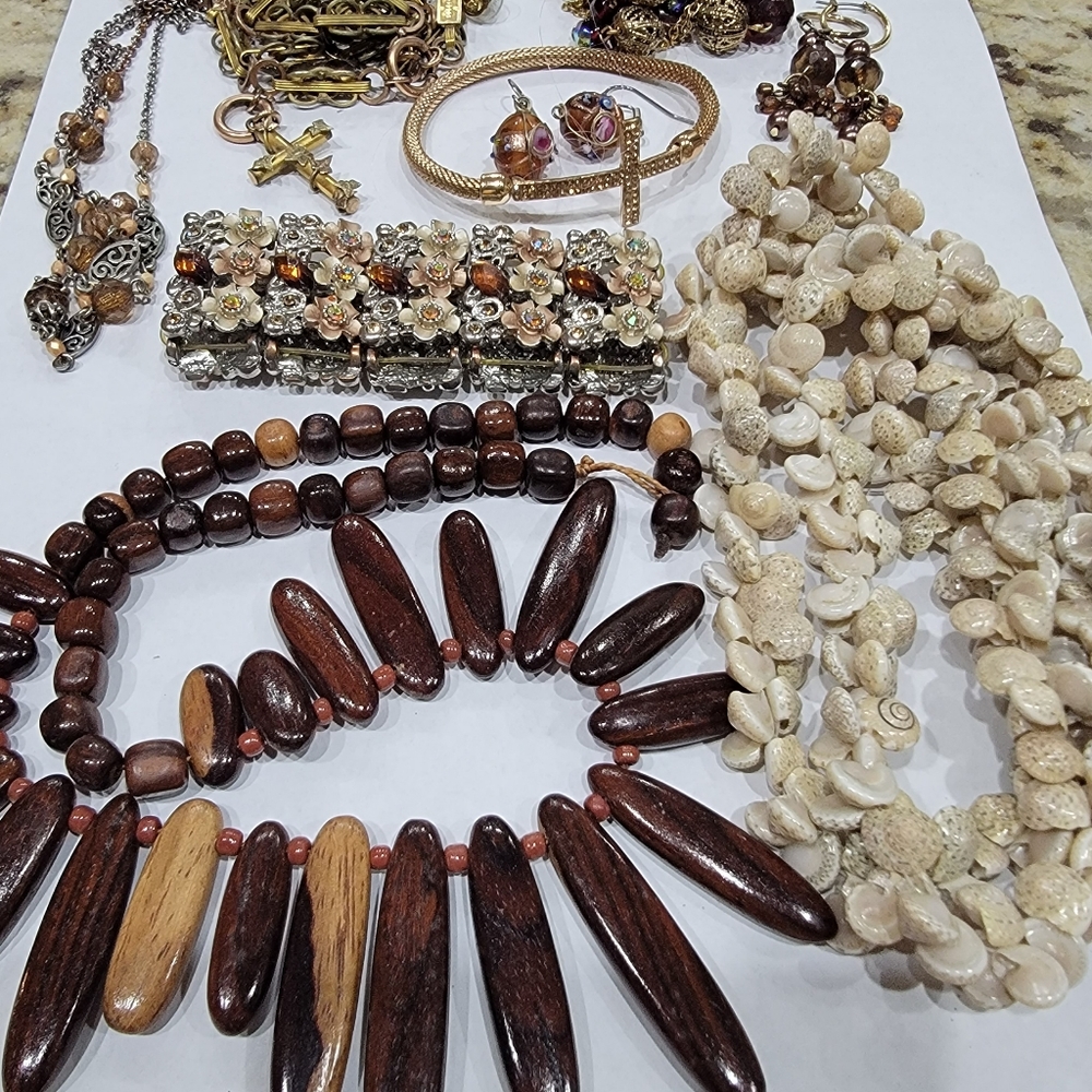 Earth tone jewelry